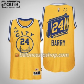 Camiseta Niños NBA Golden State Warriors Rick Barry 24 2019-20 Nike Hardwood Classics Swingman